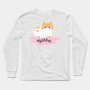 Meoow Cat Long Sleeve T-Shirt